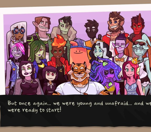 The cast of Monster Prom stand in a photograph. They are all monsters.